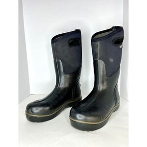 Bogs Ultra High Men's 9 Waterproof Insulated Rubber Boots Neo-Tech 5mm Black